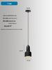 Stylish Yellow Travertine Wabi-Sabi Pendant Lights for Bedroom or Restaurant