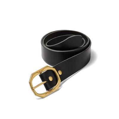 OGARP Golden Signature Leather Belt Black