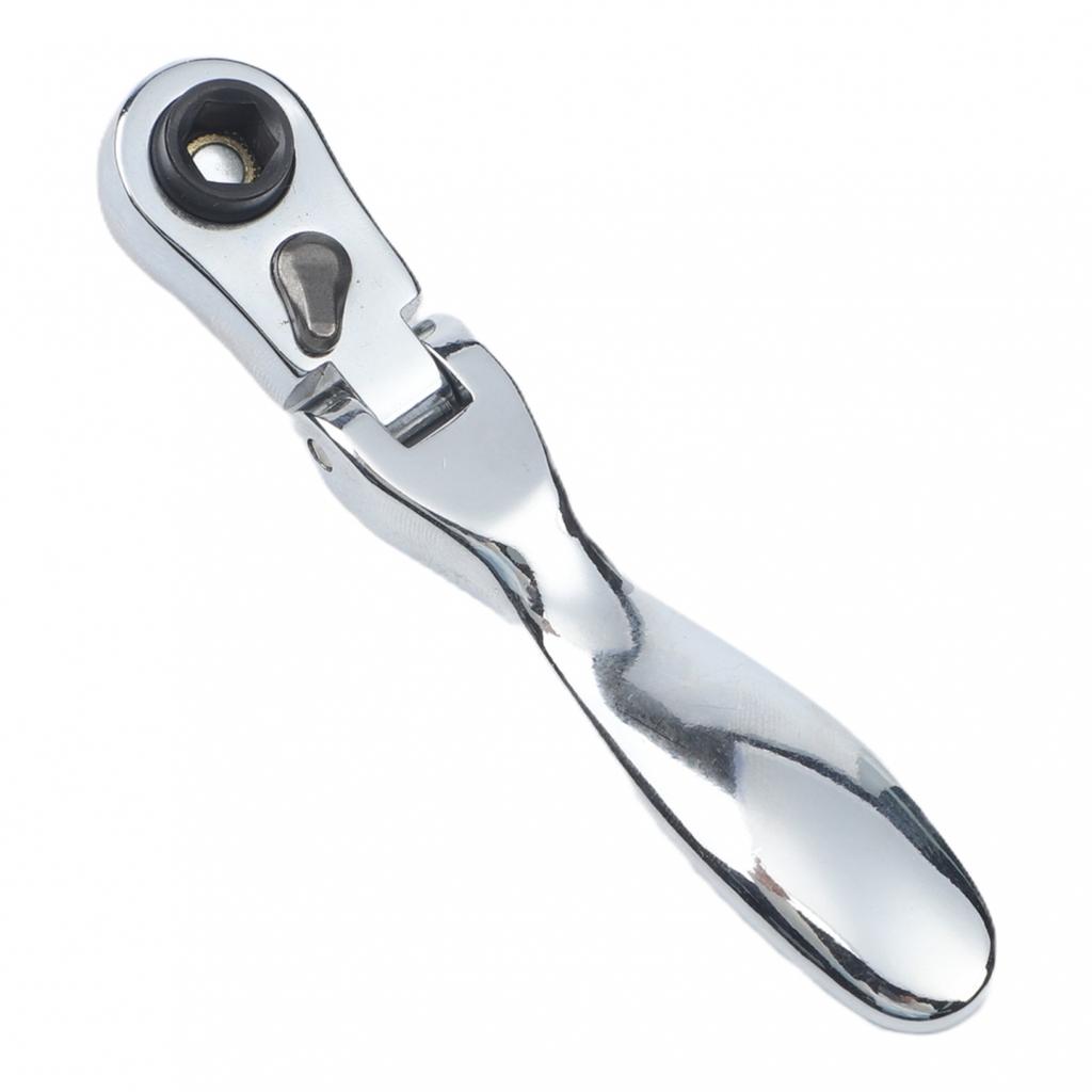 2-in-1 For Mini Ratchet Wrench with 72-Tooth Ratchet and Interchangeable Bits