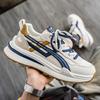 Herrenschuhe neu vielseitig lässig Laufschuhe weichsohlig Sport Herren dicksohlig höhenvergrößernd kleine weiße Papa Trendschuhe atmungsaktives Canvas