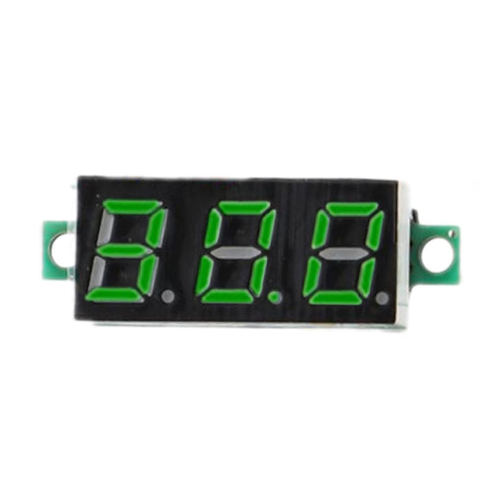 1pc Voltage Table Digital Display LED Minimun Measurement Reverse Connection Reverse Protection DC Voltmeter Head