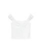 LOTSYOU Ella Shrring T-Shirt White