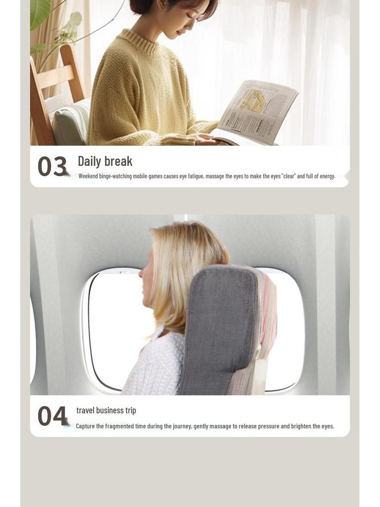 Grenzüberschreitender elektrischer Augenmassagegerät: Beheiztes Mikro-Vibrations-Augenpflege- und Schutzgerät