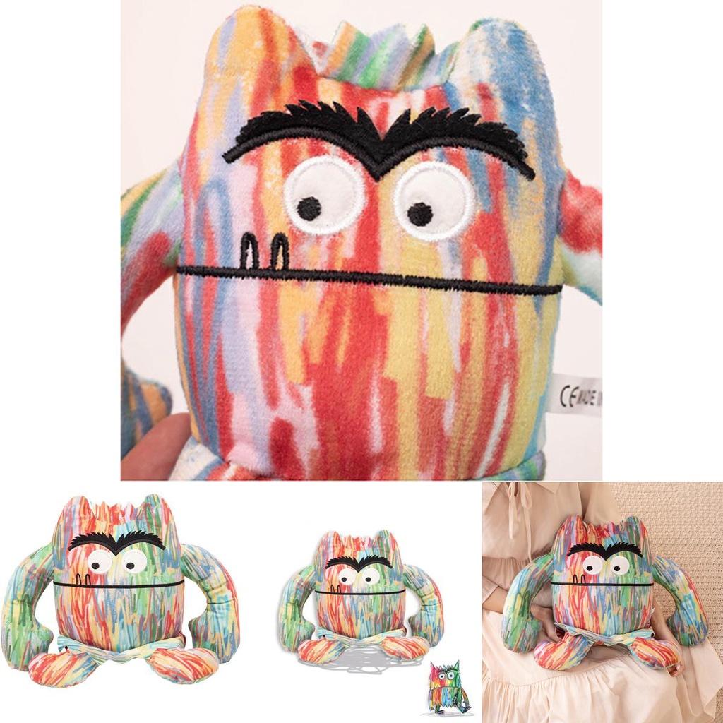 Il Mostro dei Colori Peluche Morbido e Abbracciabile Opzioni da 15cm 25cm 35cm