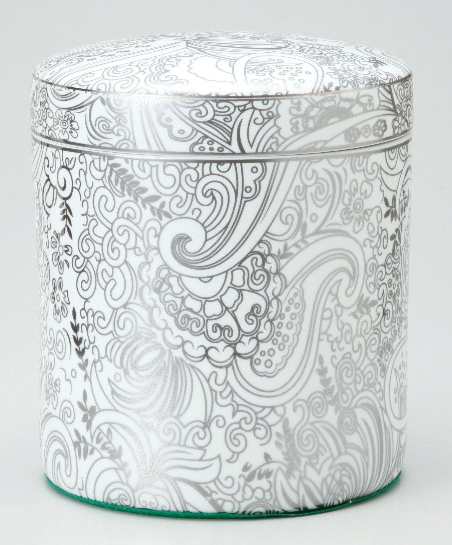 

Setomono Honpo Bersia Silver Urn [4 Sun] Body Diameter 13cm x Height 14cm