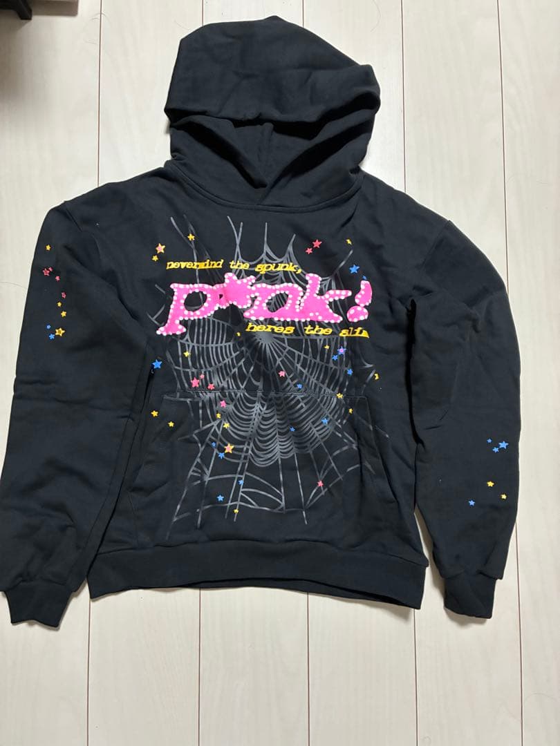 

[USED] SP5DER PNK V2 HOODIE (BLACK PINK)