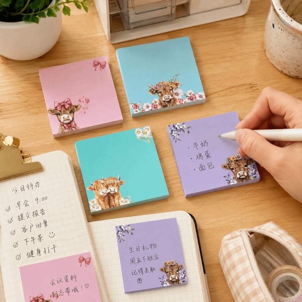 Square Sticky Notes Set 80 Pages Sticky Notes Planner Memo Pads  School Supplies
