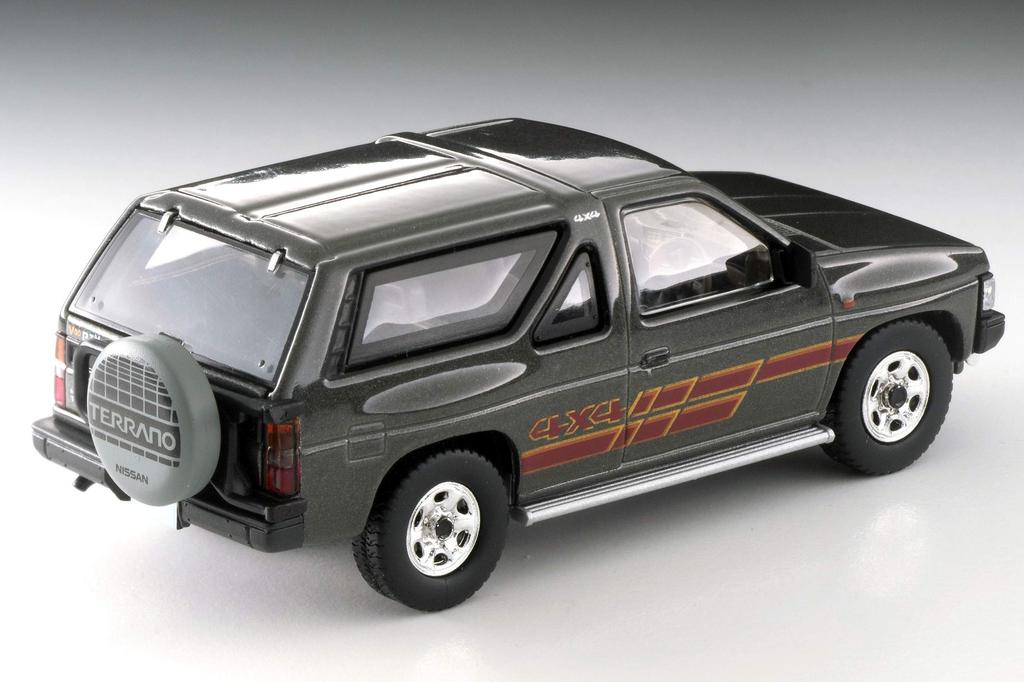 Tomica Limited Vintage Neo Scale Nissan Terrano R3M with Optional Finished Product 1/64 LV-N63d Parts, Gray,