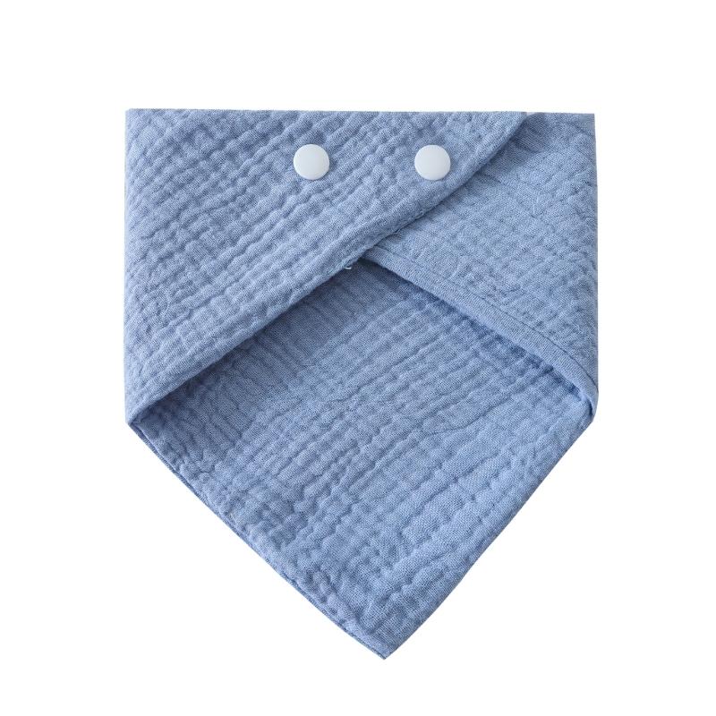 

Infants Drooling Bib Soft & Breathable Baby Burp Cloth Triangular Scarf 4-layer Cotton Saliva Towel for Newborns