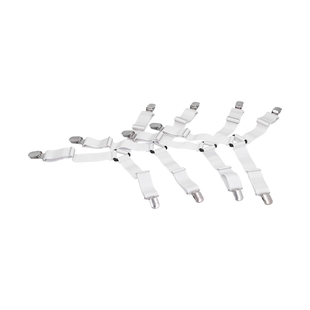 4 STÜCKE Bettlakenhalter Gurte Befestigungselement Elastischer Matratzenbezug Deckenhalter Greifer Heim Bettwäsche