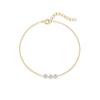 925 Sterling Silver Fashionable Simple Zircon Splicing Anklet Women'S Original Design Chain Jewelry Summer Accessories