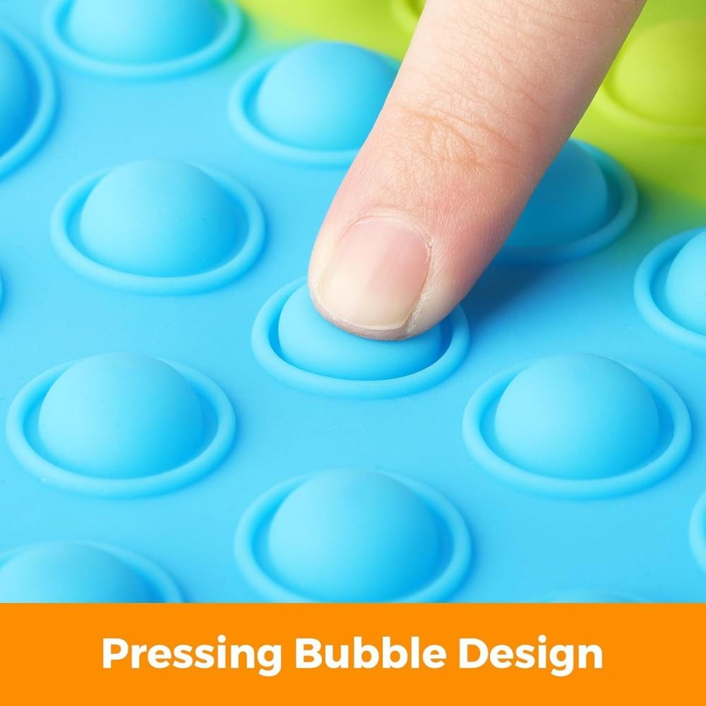 Silicone Bubble Bath Mat Baby Infant Bath Mat Bathtub Bathroom Non-slip Mat Soft Bathroom Rug Shower Mat