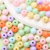 6mm-16mm Acrylic Colorful Circular Beads 100-10Pcs Handmade Materials DIY for Jewelry Production Fashion