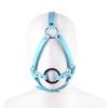 VaHppy Gag Máscaras Sexo Oral Jogos de Casal Role Play Cosplays Rainha Condicionamento Escravo de Cão PU Silicone Ossos de Cão Bolas de Sucção Argola O Bondage