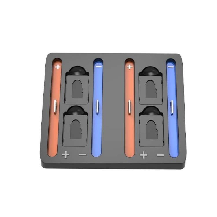 

4 Controller Charging Station Portable Desktop Organizers LED Display Charging Base Easy to Carry for Consoles 2 1