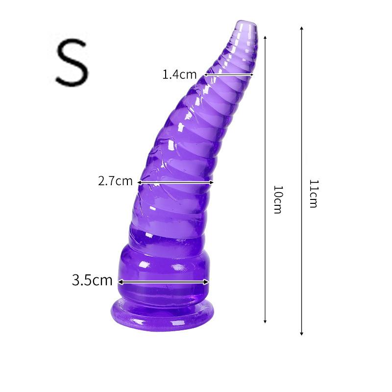 Octopus Tentacle Dildo Anal Plug Butt Dilator with Big Suction Cup Sex Toys for Women Men Anus Expander Prostate Massage