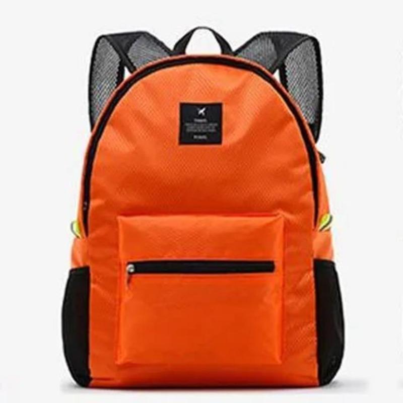 New Nylon Backpack Women Large Capacity School Bag Solid Color Girls Travel Bags Students