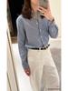 IC Xiaoye 2025 Autumn Women's Cotton Twill Long Sleeve Shirt