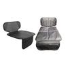 Child Car Seat Protector with Mesh Pocket Non-Slip Backing Waterproof Stain Resistant Thick Padding Baby Car Seat Cover