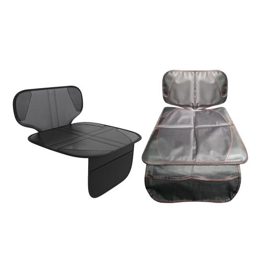 Child Car Seat Protector with Mesh Pocket Non-Slip Backing Waterproof Stain Resistant Thick Padding Baby Car Seat Cover