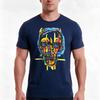Oil Skull Tshirt Summer Casual Cotton Tee Oversized Streetwear Tops Vintage Graphic Print Loose Fit Short Sleeve