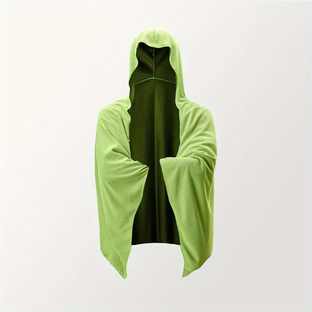 Quick-Drying Quick-Drying Poncho Sun Protection Sunshade Shawl Hooded Cooling Hoodie Towel  Women