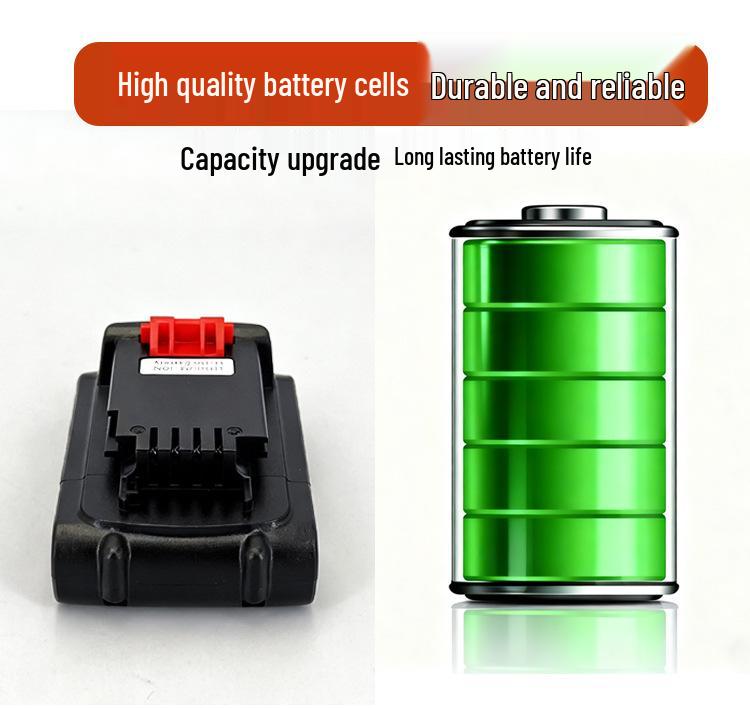 Compatible with Black & Decker 20V/18V High-Capacity Electric Drill Wrench Lithium Battery