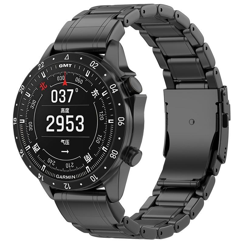 Pasek ze stopu tytanu do Garmin Aviator/Adventurer zamiennik opaski na rękę Garmin Fenix 8/Tactix 47mm 51mm 6/7X Forerunner 970 965
