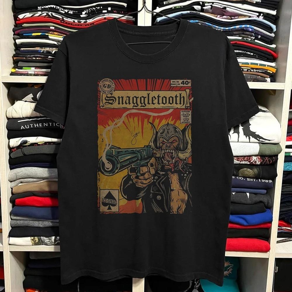 Motörhead Snaggletooth Ace Of Spades Comic TShirt Unisex T-Shirt XXL