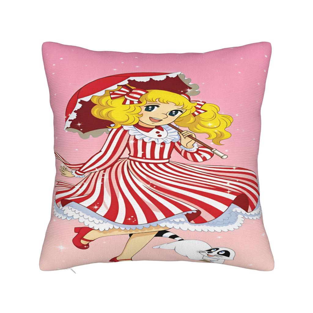 Anime Manga Candy Candy Pillow Case Custom Pillow Cover For Living Room Bed Chair Retro Trendy Pillowcases