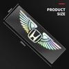 QWNQ5 Colorful Reflective Laser Angel Wing Styling Car Trunk Door Stickers for Honda Civic 10th 11th Gen Hrv Jazz City Fit Accord Crv
