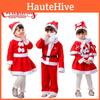Soft Kids' Santa Claus Cosplay Costume For Xmas Party Fancy Dress Outfit