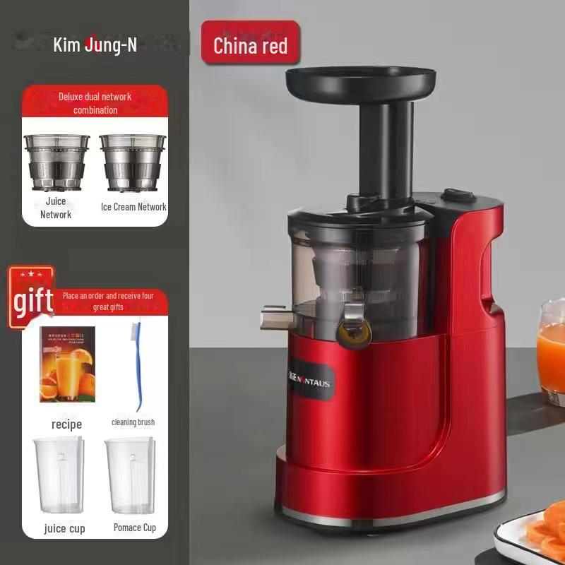 Stainless Steel Juicer with Juice and Pulp Separation - Home Automatic, Large and Small Caliber, Gift Option