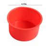 Silicone Mini Cake Molds 4 Inch Round Baking Pan Non-Stick Silicone Baking Mold Bakeware Pan Reusable Cake Pans for Mini Cake