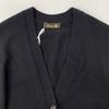DRESSTERIOR 651510604890900 14Gcashmere100% Mink Patch Long Cardigan tops FREE blackUsed