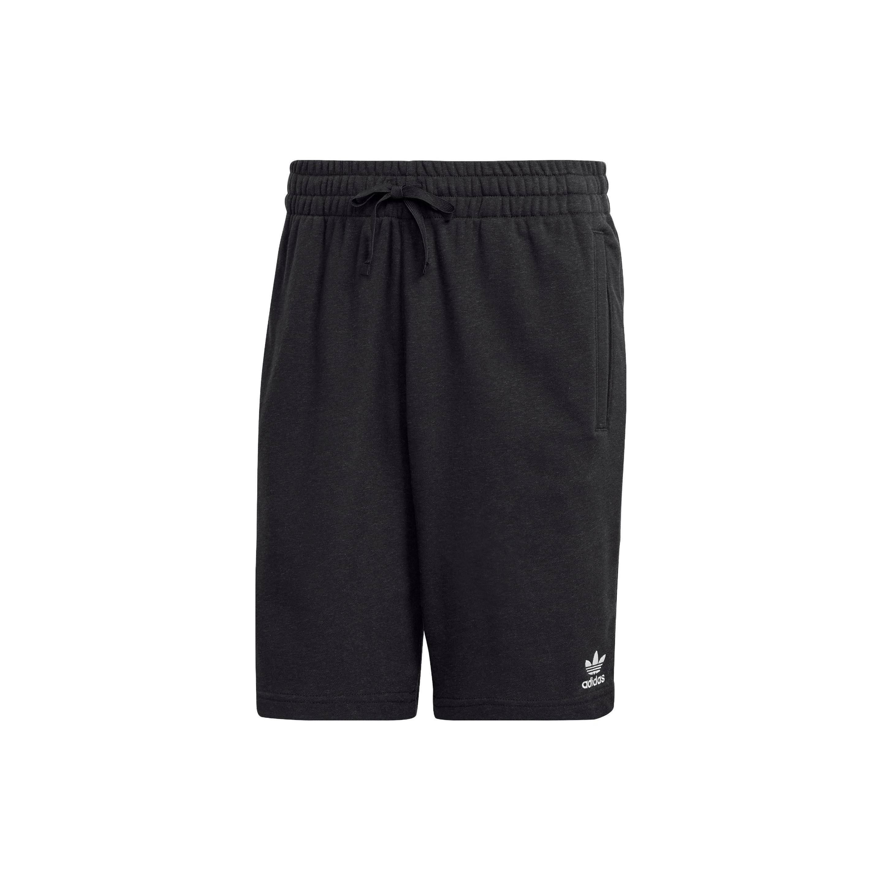adidas originals Essentials+ Made With Hemp Shorts  Black  Men s HR8617 M
