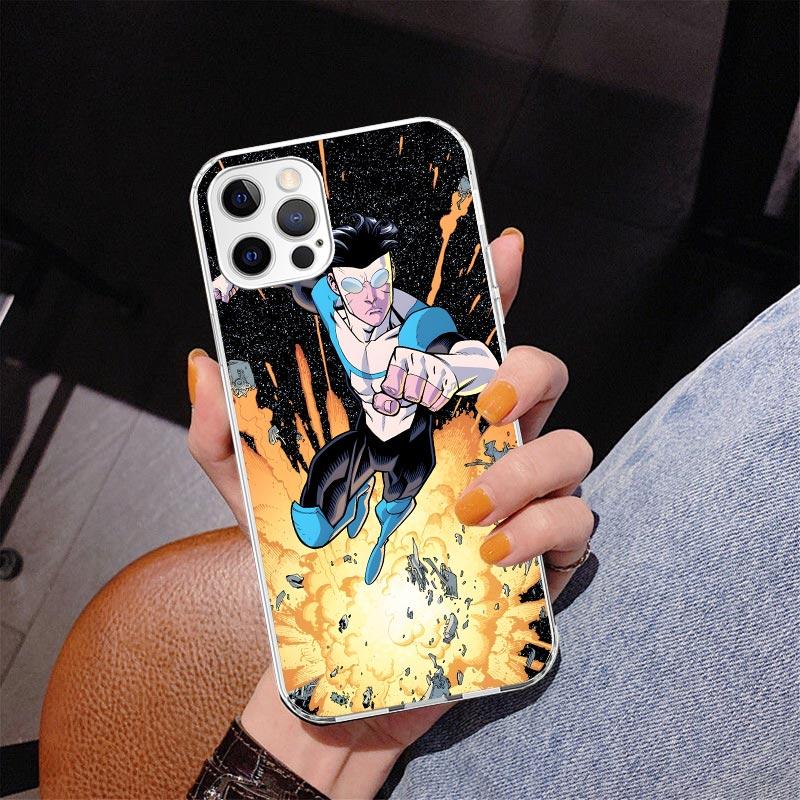 Cool I-Invincible Phone Case For iPhone 17 Air 16 Pro Max 16E 15 + 14 Plus 11 12 13 Mini 7 8 SE Gift Print Cover Fundas