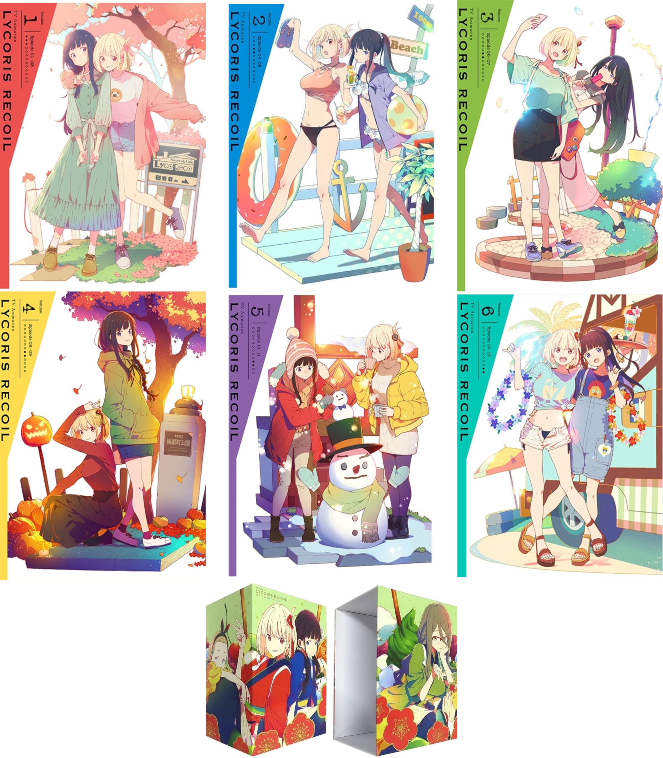 

Licorice Recoil Limited Edition set with storage box for all volumes Blu-ray 6-volume [Marketplace Blu-ray Set]