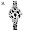 SK Quartz Women's Watch - Gold Leopard Print, Waterproof, Personalized Niche Shenzhen Design.