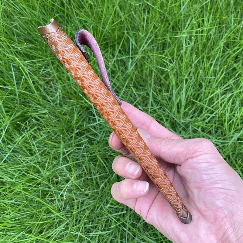 21CM Carve Designs Fixed Knife Holder Full Grain Cowhide Scabbard Universal Knife Cover Case for Hunting Knife Holsters