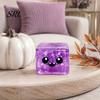 Halloween Stress Cube Ghost Sensory Toy, Anxiety Relief Squeeze Toy Slow Rising Glitter Pinch for Kids Adults
