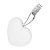 Portable Handbag Light Rechargeable Heart Shape Touch Activated LED Purse Light for Keychain Backpack Luggage