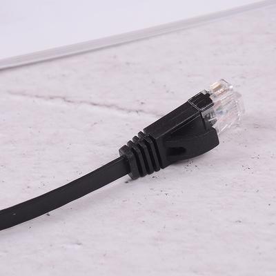 Black Cable Rj45 Ethernet 10 Inch 25cm Network Cat Patch Cord Internet Cat6 Wire