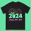 2024 2024 Frohes Neues Jahr Feiern Herren T-Shirt Damen Oberteile T-Shirts