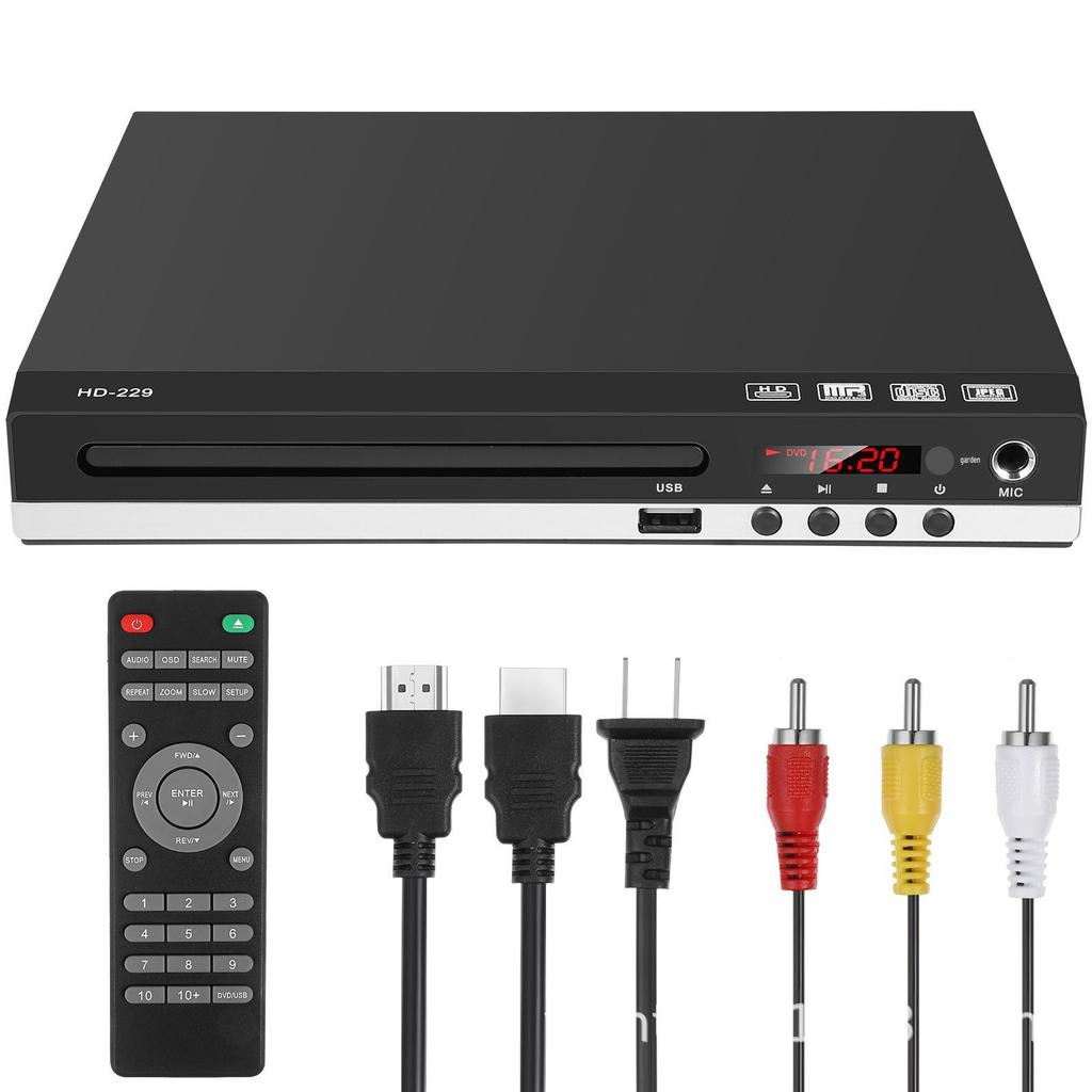 High-Definition Household DVD/EVD Player with VCD and Mini CD Support for Kids