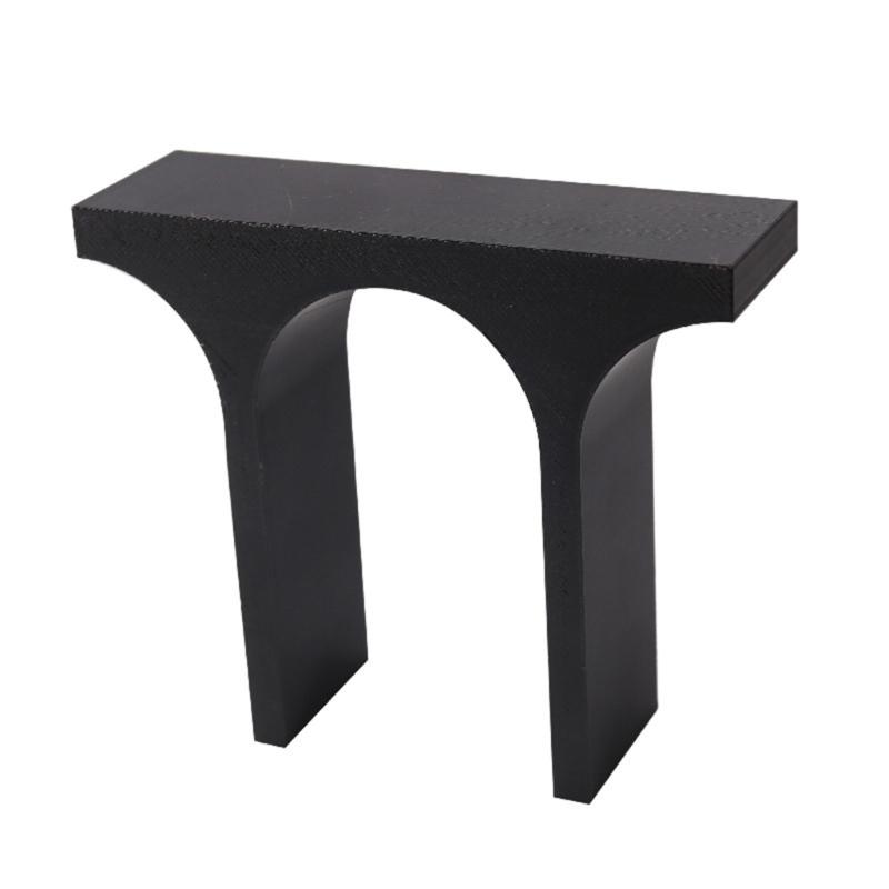 

Classical Arch Miniature Fireplaces 1/12 Doll House Living Room Decoration with Easy Assembly For Craft Model Project чорний