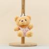 Overalls Cartoon Sunglasses Plush Bear Toys Pendant Ornament For Bag Decoration