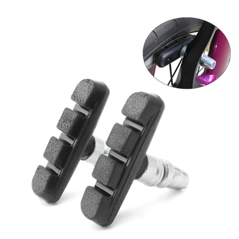 1pair V Brake Blocks Wear-resistant Brake Pad For Mtb Road Bike Fixie Gear Cycling Accessories