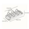 Bathroom Countertop Soap Holder Stainless Steel Soap & Kitchen Sponge Draining Storage Rack Easy To Clean Organizer