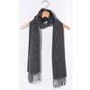 Paul Smith MIA 933D A S04 Wool Logo Dark Gray Scarf/Stole, Unisex, Gift, Embroidery, (76)
